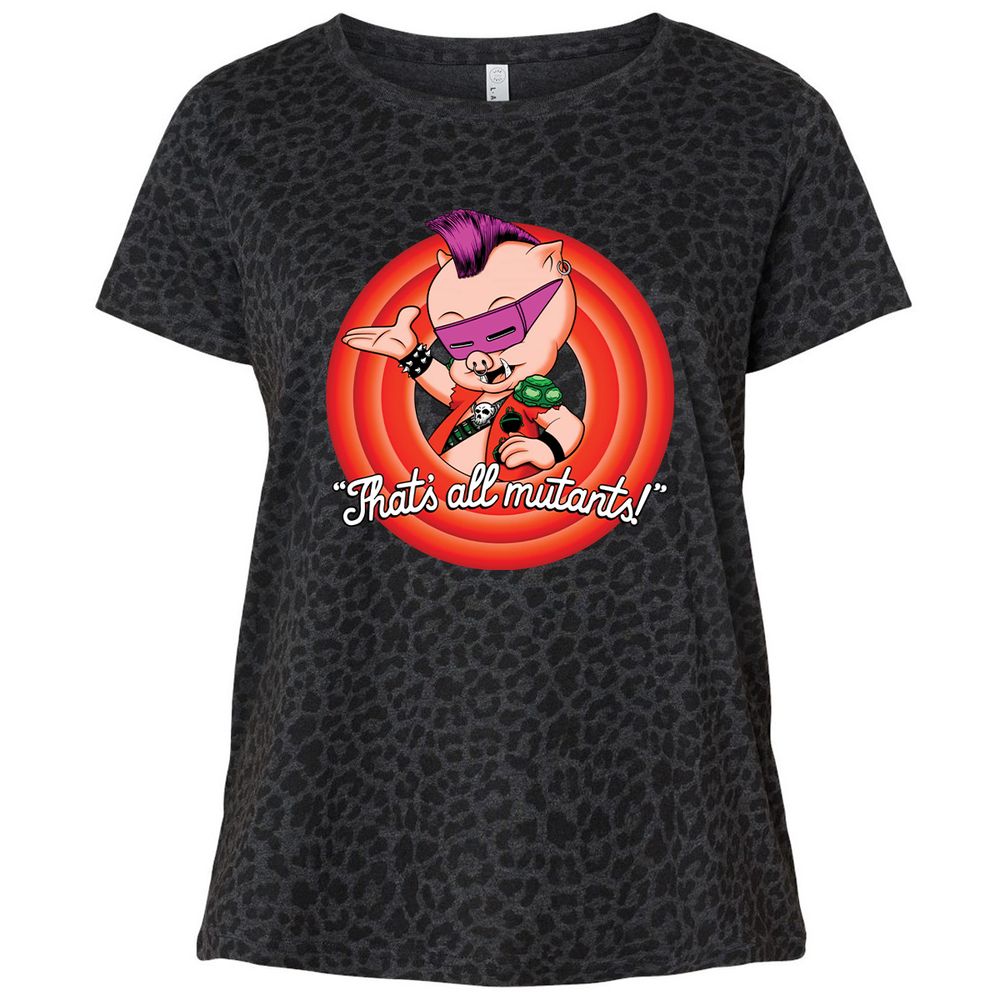 Ladies Curvy Jersey - 5M2WX3SX - Black Leopard - 11