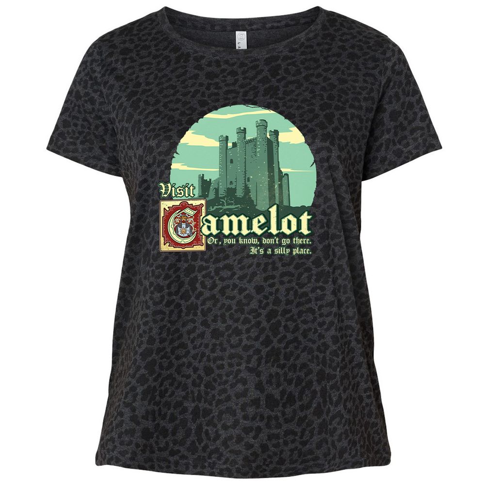 Ladies Curvy Jersey - 2TYKUMEQ - Black Leopard - 11