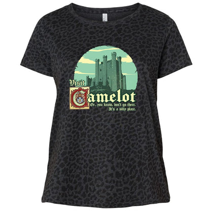 Ladies Curvy Jersey - 2TYKUMEQ - Black Leopard - 11