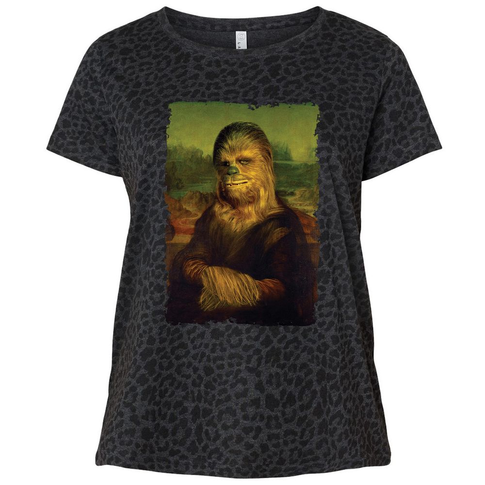 Ladies Curvy Jersey - X6JXD422 - Black Leopard - 11