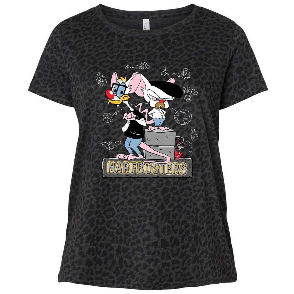 Ladies Curvy Jersey - LNF3H8B4 - Black Leopard - 11