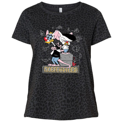 Ladies Curvy Jersey - LNF3H8B4 - Black Leopard - 11