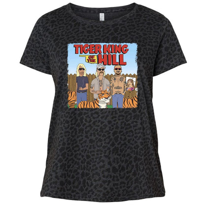 Ladies Curvy Jersey - WULHBAVB - Black Leopard - 11