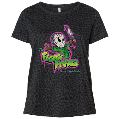 Ladies Curvy Jersey - 83S5R6C7 - Black Leopard - 11