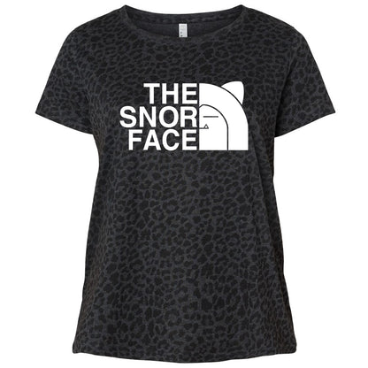 Ladies Curvy Jersey - YMCSRARF - Black Leopard - 11