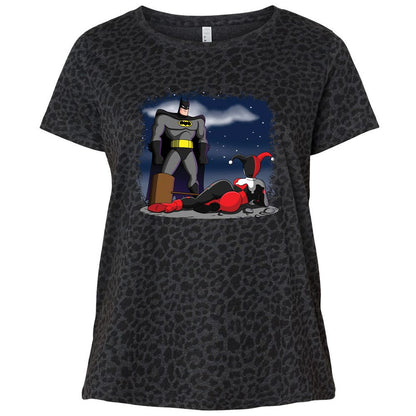 Ladies Curvy Jersey - 6KBAVM4C - Black Leopard - 11