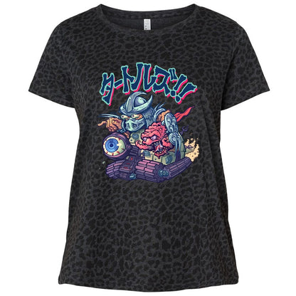 Ladies Curvy Jersey - TP48MXVD - Black Leopard - 11