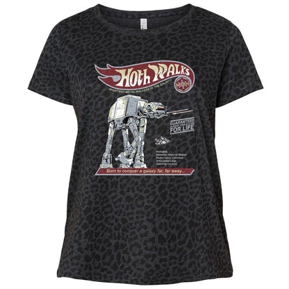 Ladies Curvy Jersey - MQUKS3VD - Black Leopard - 11