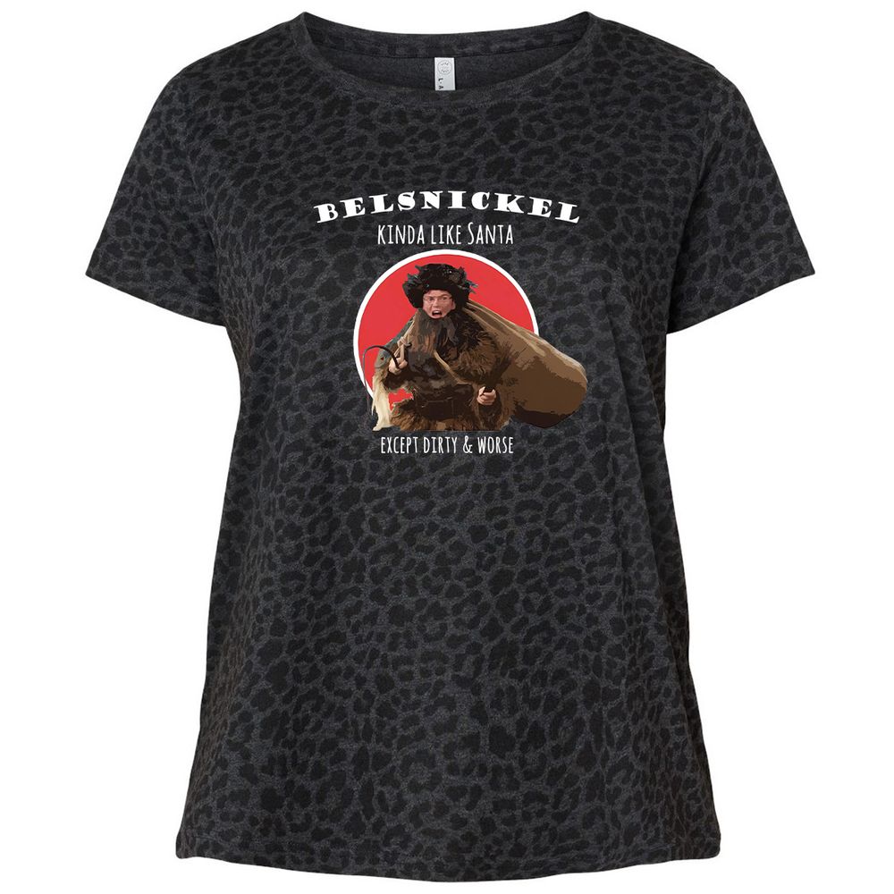 Ladies Curvy Jersey - HBRCAKB2 - Black Leopard - 11