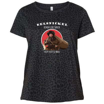 Ladies Curvy Jersey - HBRCAKB2 - Black Leopard - 11