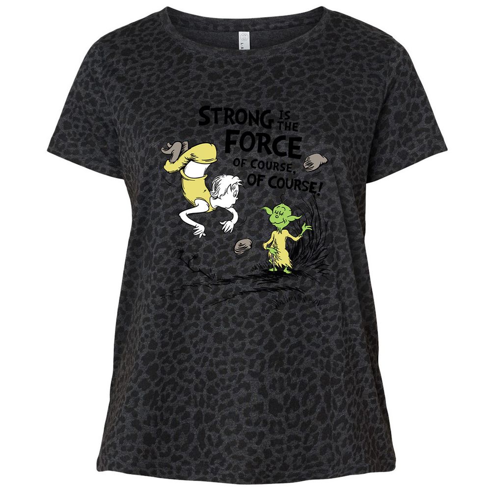 Ladies Curvy Jersey - ZMT1KLYQ - Black Leopard - 11