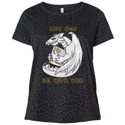 Ladies Curvy Jersey - FP67NRGP - Black Leopard - 11