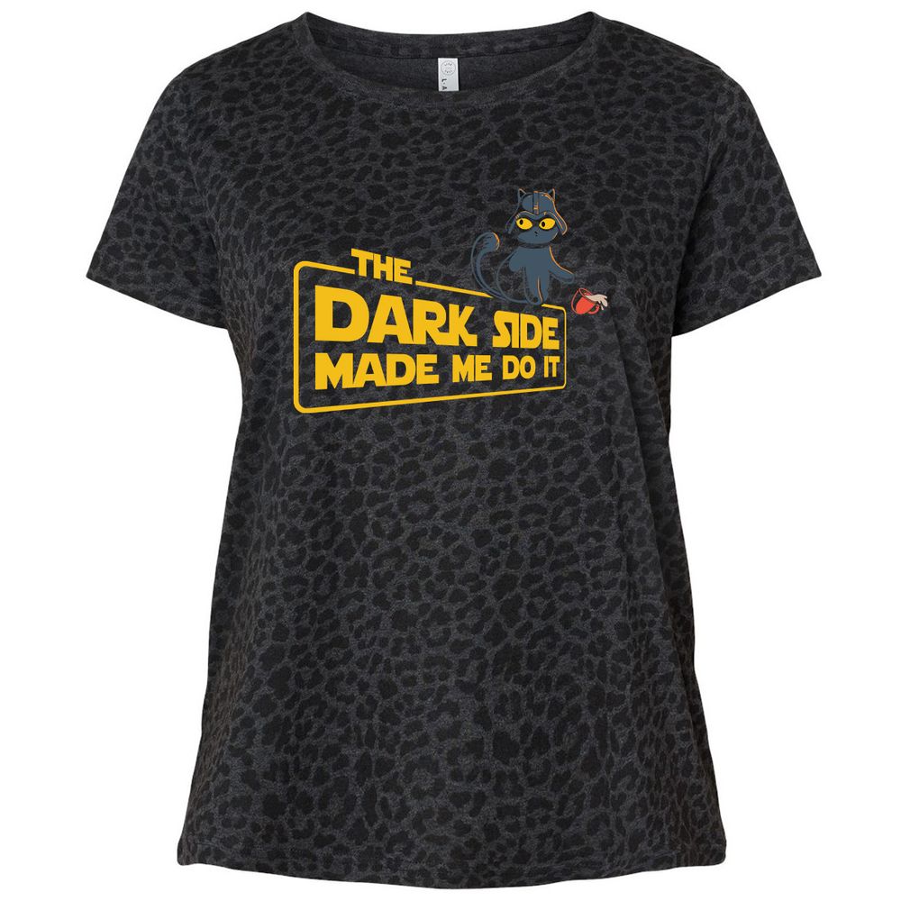 Ladies Curvy Jersey - HKEG4ZPH - Black Leopard - 11