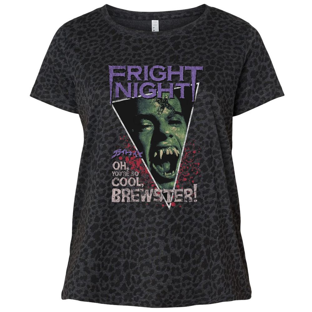 Ladies Curvy Jersey - T23GN3WD - Black Leopard - 11