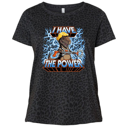 Ladies Curvy Jersey - SP9FRRBR - Black Leopard - 11