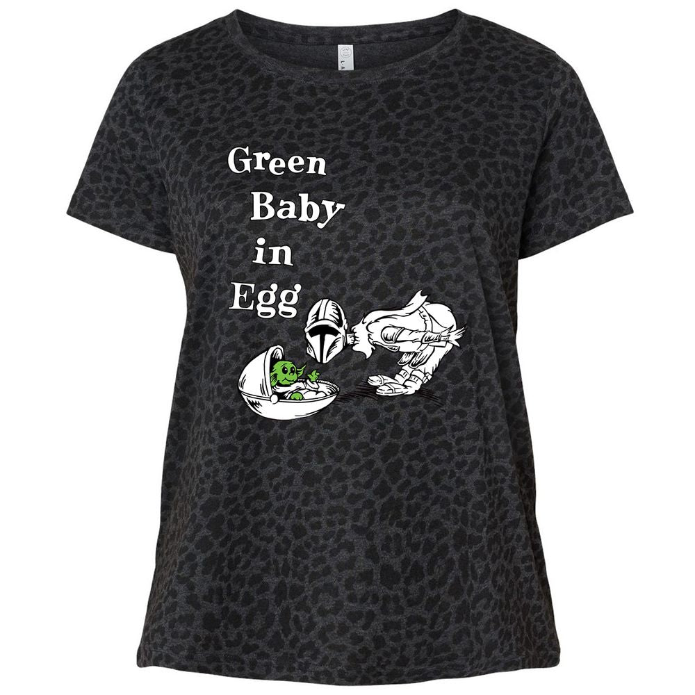 Ladies Curvy Jersey - MKXLS4KW - Black Leopard - 11