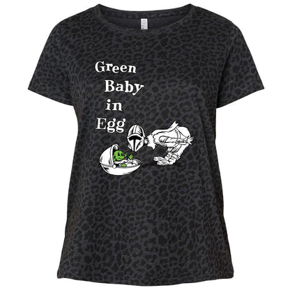 Ladies Curvy Jersey - MKXLS4KW - Black Leopard - 11