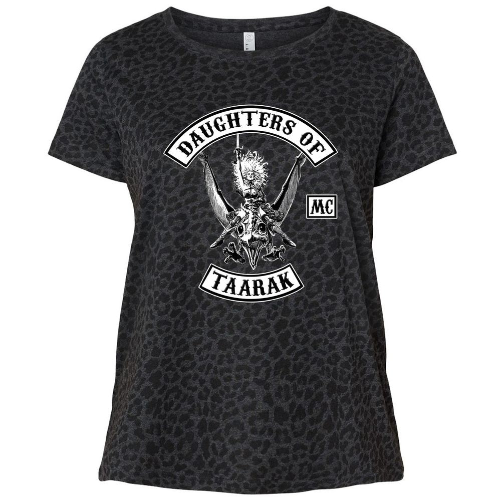 Ladies Curvy Jersey - H1A3ER7Z - Black Leopard - 11