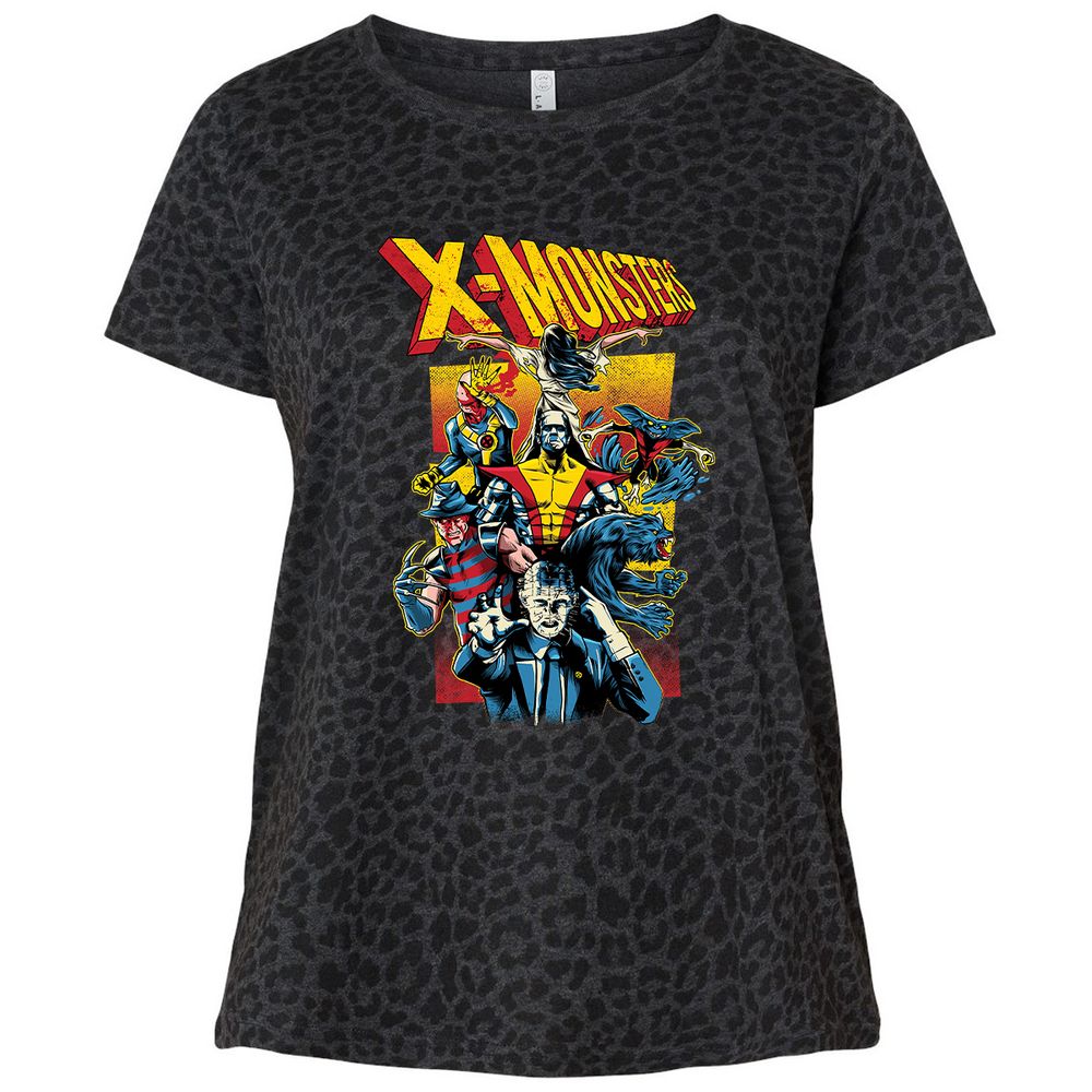 Ladies Curvy Jersey - AL3AB5Z1 - Black Leopard - 11