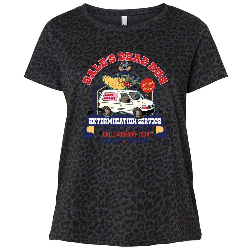 Ladies Curvy Jersey - 8WT648DM - Black Leopard - 11