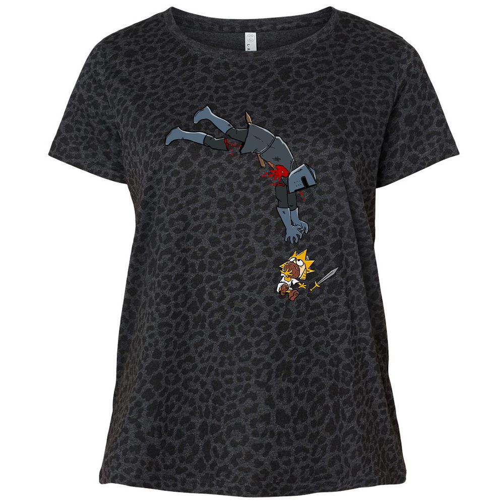 Ladies Curvy Jersey - TDP1TWW4 - Black Leopard - 11