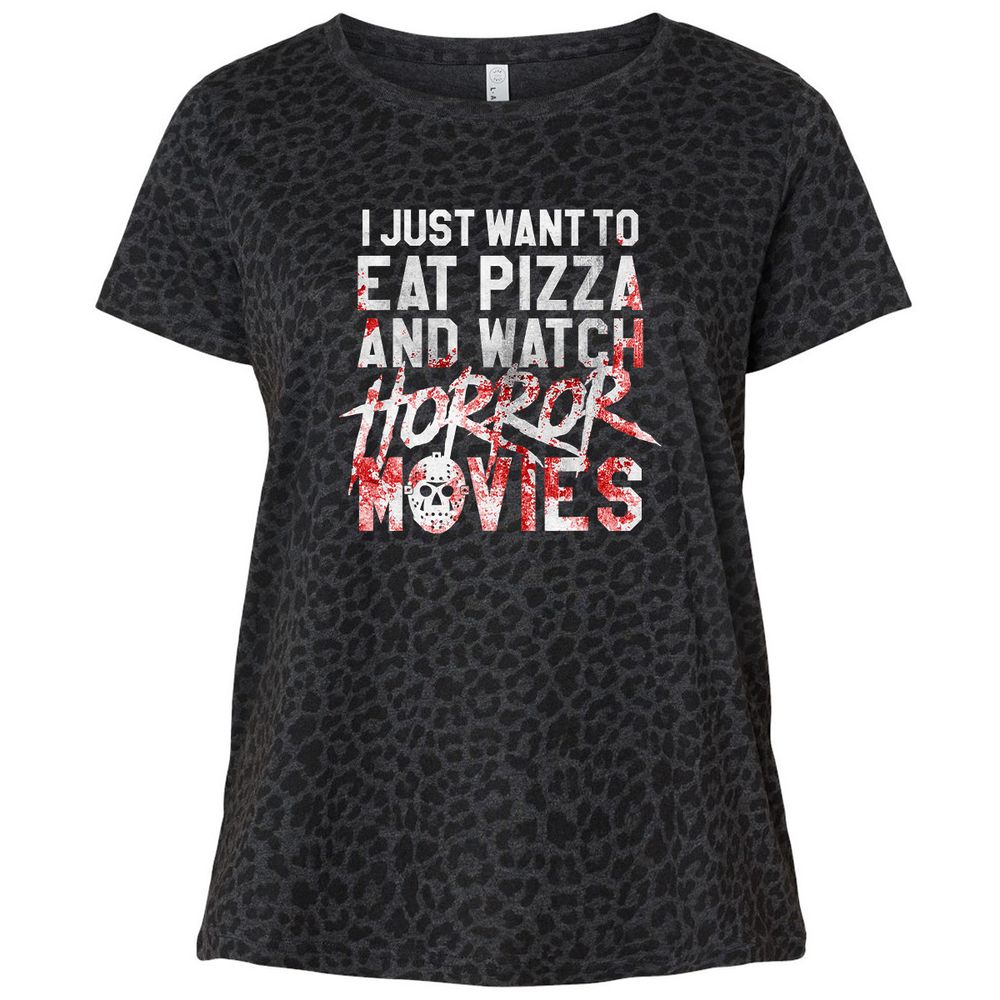 Ladies Curvy Jersey - STXTCYUB - Black Leopard - 11