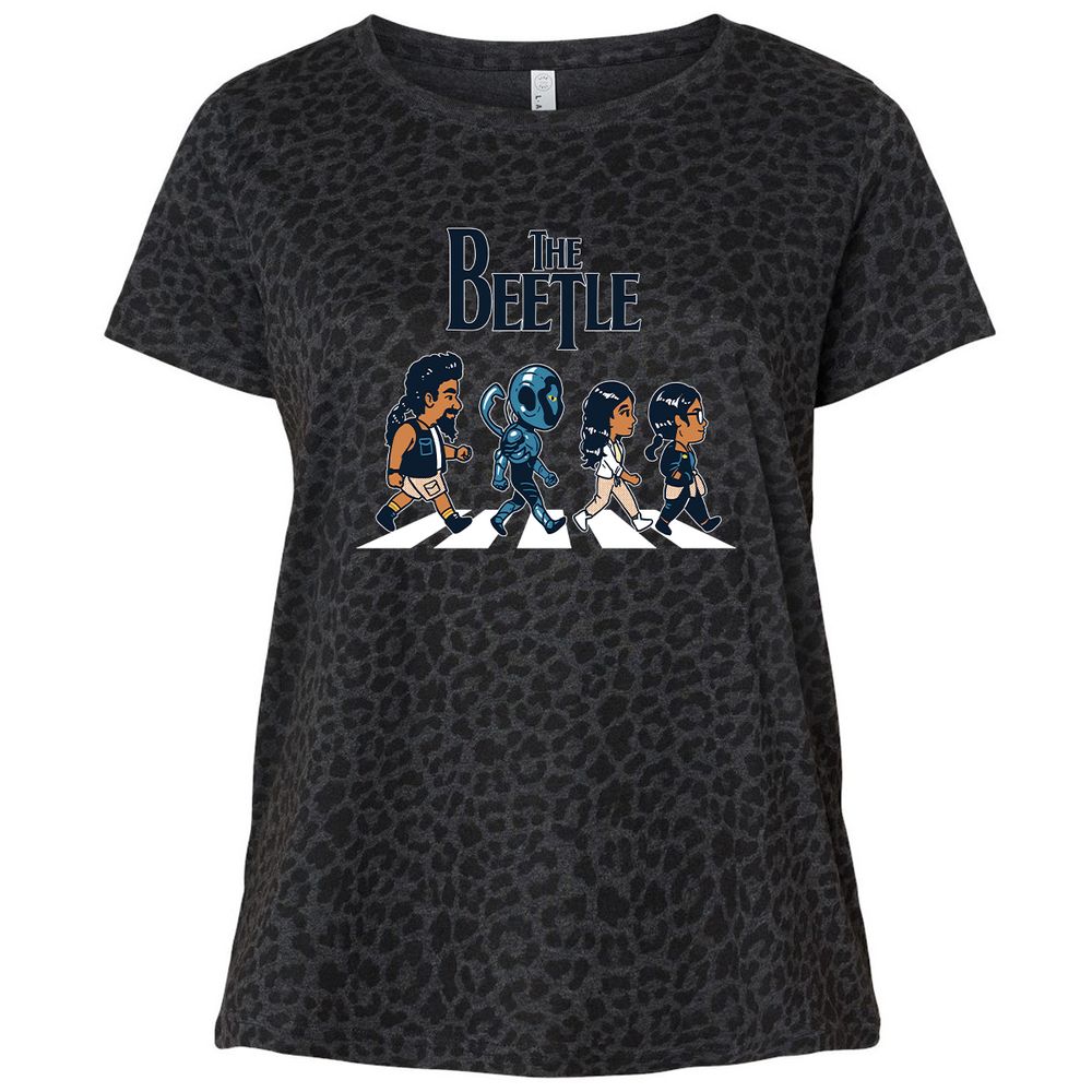 Ladies Curvy Jersey - PVPVBLLF - Black Leopard - 11