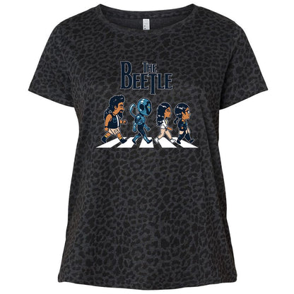 Ladies Curvy Jersey - PVPVBLLF - Black Leopard - 11