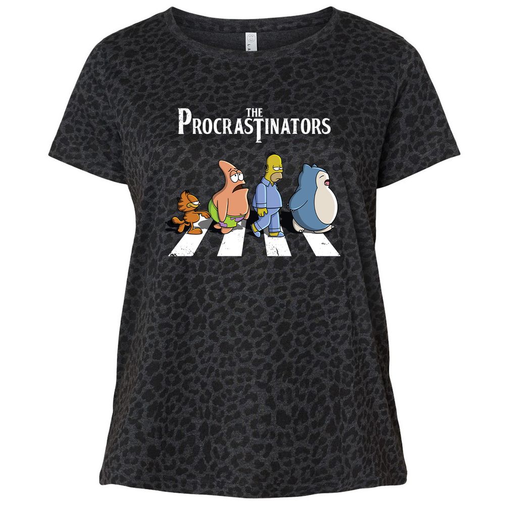 Ladies Curvy Jersey - FMHHZLK3 - Black Leopard - 11