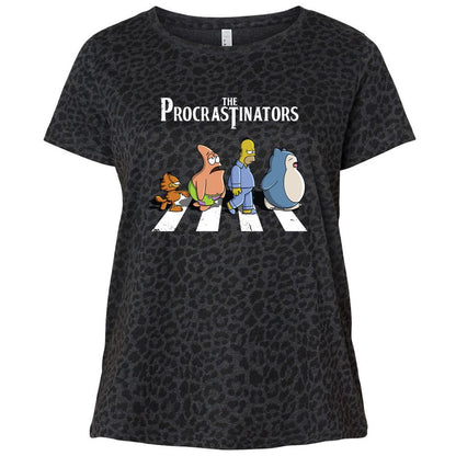 Ladies Curvy Jersey - FMHHZLK3 - Black Leopard - 11