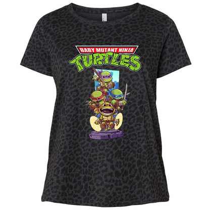 Ladies Curvy Jersey - LKPVLN9S - Black Leopard - 11