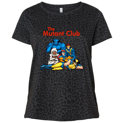 Ladies Curvy Jersey - ZPA72LQC - Black Leopard - 11