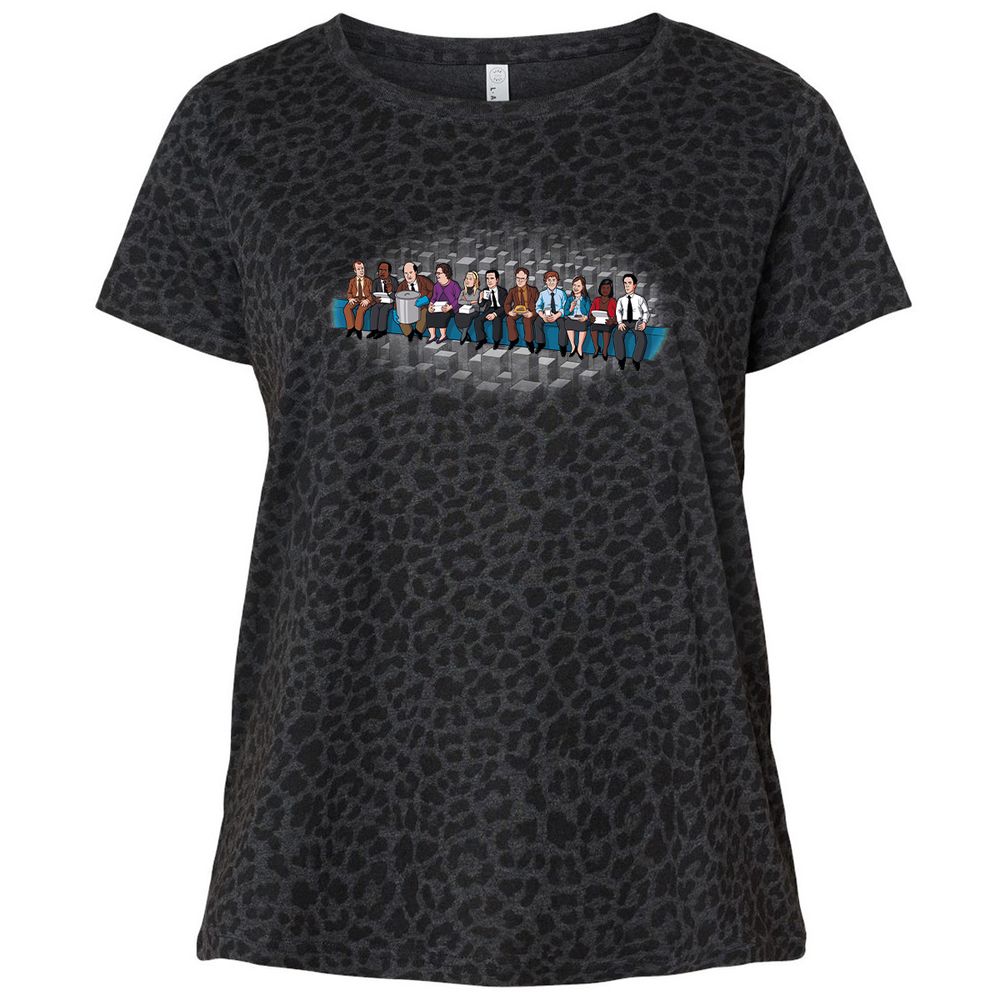 Ladies Curvy Jersey - XP9AFUPW - Black Leopard - 11