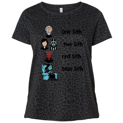 Ladies Curvy Jersey - HQQ1UHM5 - Black Leopard - 11