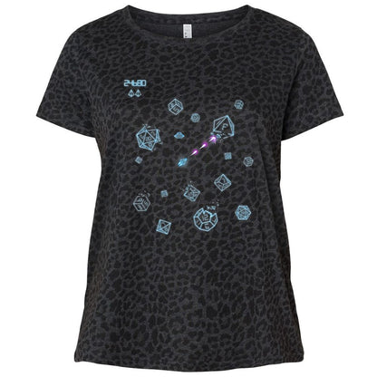 Ladies Curvy Jersey - A3M8J7JT - Black Leopard - 11