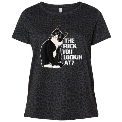 Ladies Curvy Jersey - DC2J6W3M - Black Leopard - 11