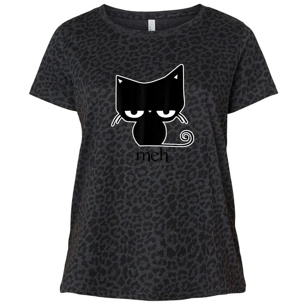 Ladies Curvy Jersey - 9GA2C1BB - Black Leopard - 11