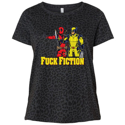 Ladies Curvy Jersey - GHUW367E - Black Leopard - 11