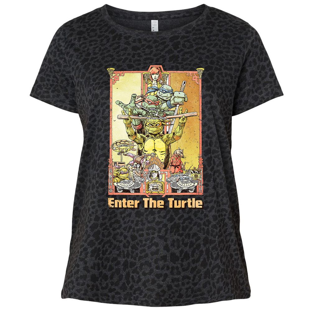 Ladies Curvy Jersey - Z7RKGGXQ - Black Leopard - 11