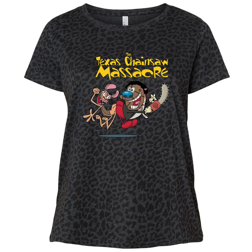 Ladies Curvy Jersey - P2UWQ5HF - Black Leopard - 11