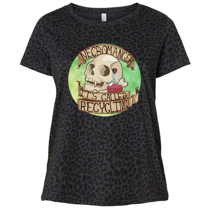 Ladies Curvy Jersey - YEZGVLVJ - Black Leopard - 11