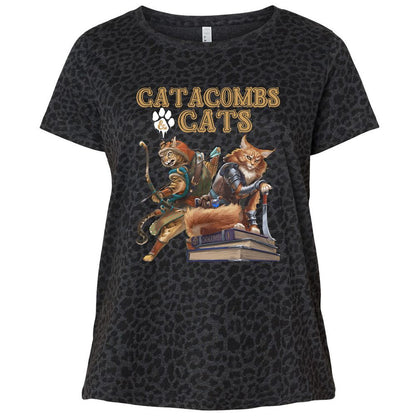 Ladies Curvy Jersey - N9M6X2CN - Black Leopard - 11