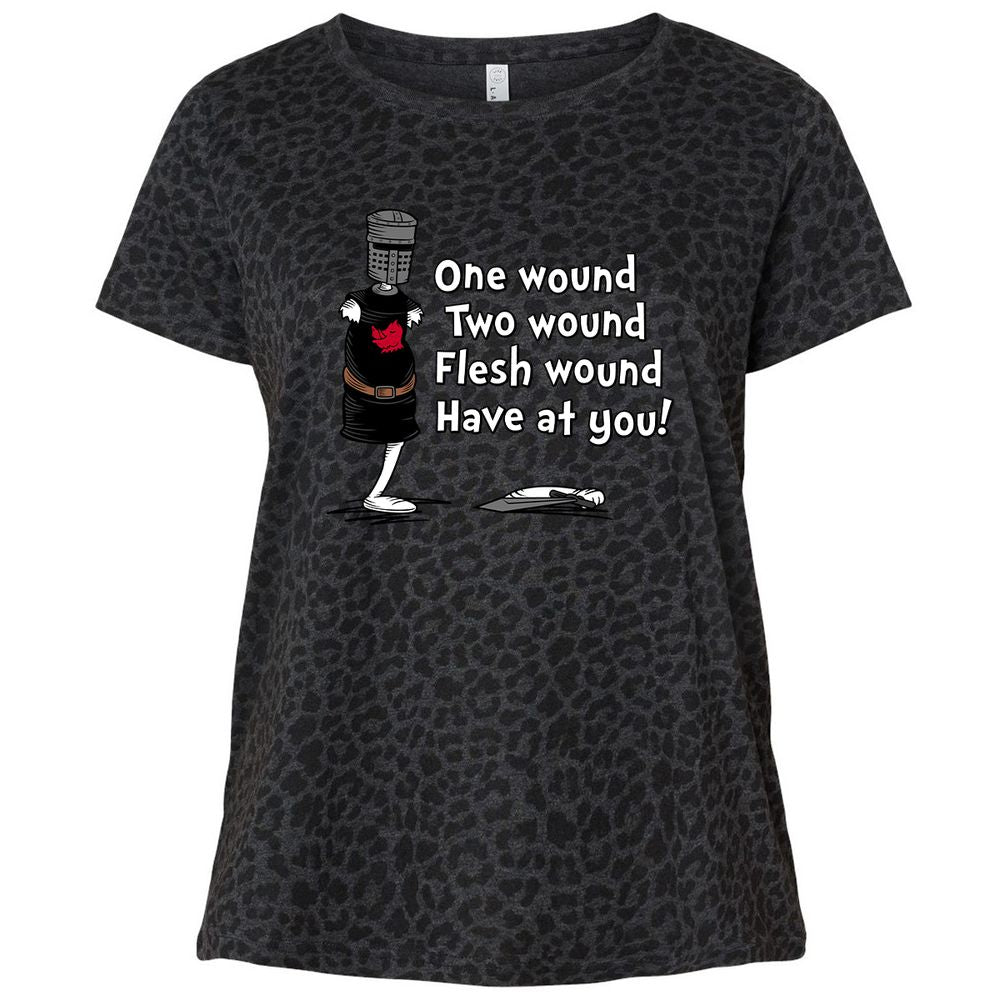 Ladies Curvy Jersey - A73GMG73 - Black Leopard - 11