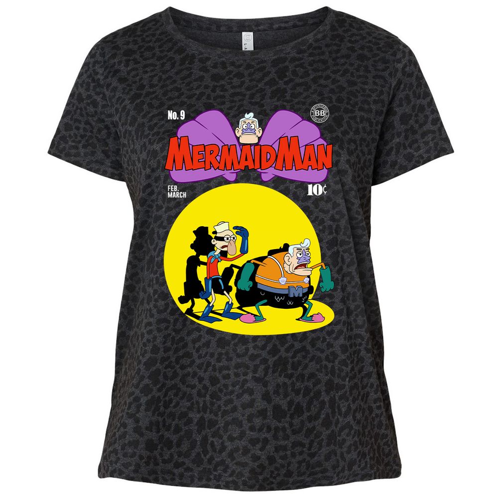 Ladies Curvy Jersey - XRC195KD - Black Leopard - 11