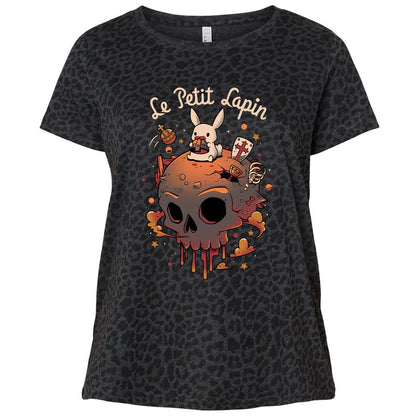 Ladies Curvy Jersey - DX4QUFN6 - Black Leopard - 11