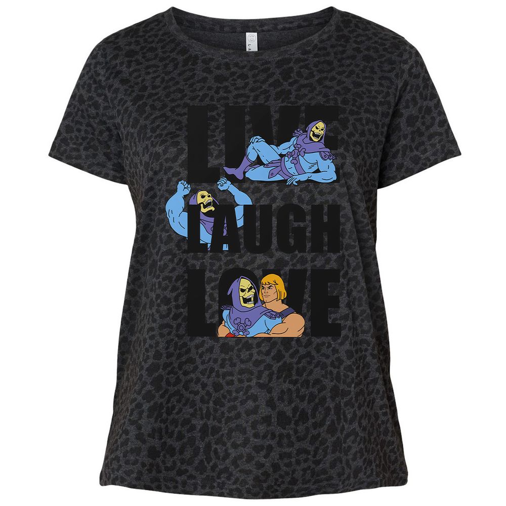 Ladies Curvy Jersey - 4DH5XCLL - Black Leopard - 11