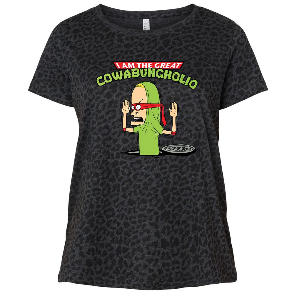 Ladies Curvy Jersey - 3V2K341R - Black Leopard - 11