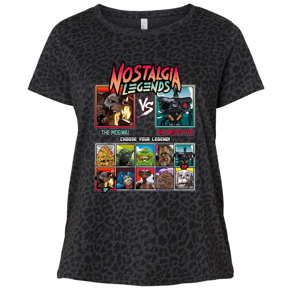 Ladies Curvy Jersey - MVGV2NS6 - Black Leopard - 11