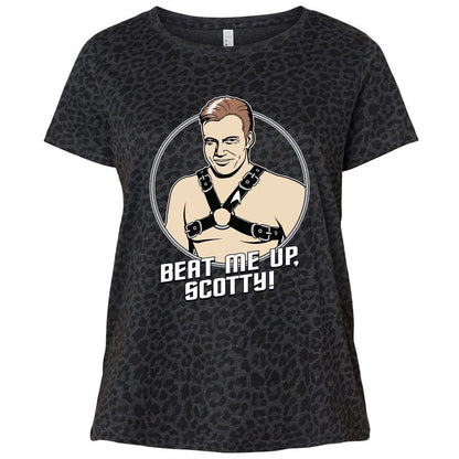 Ladies Curvy Jersey - 3R4DACPM - Black Leopard - 11