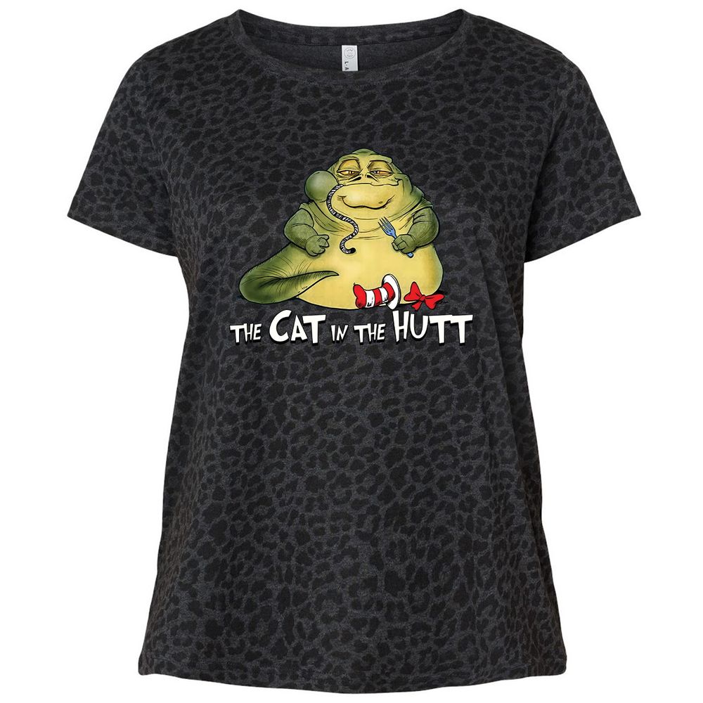 Ladies Curvy Jersey - BL4P56LH - Black Leopard - 11